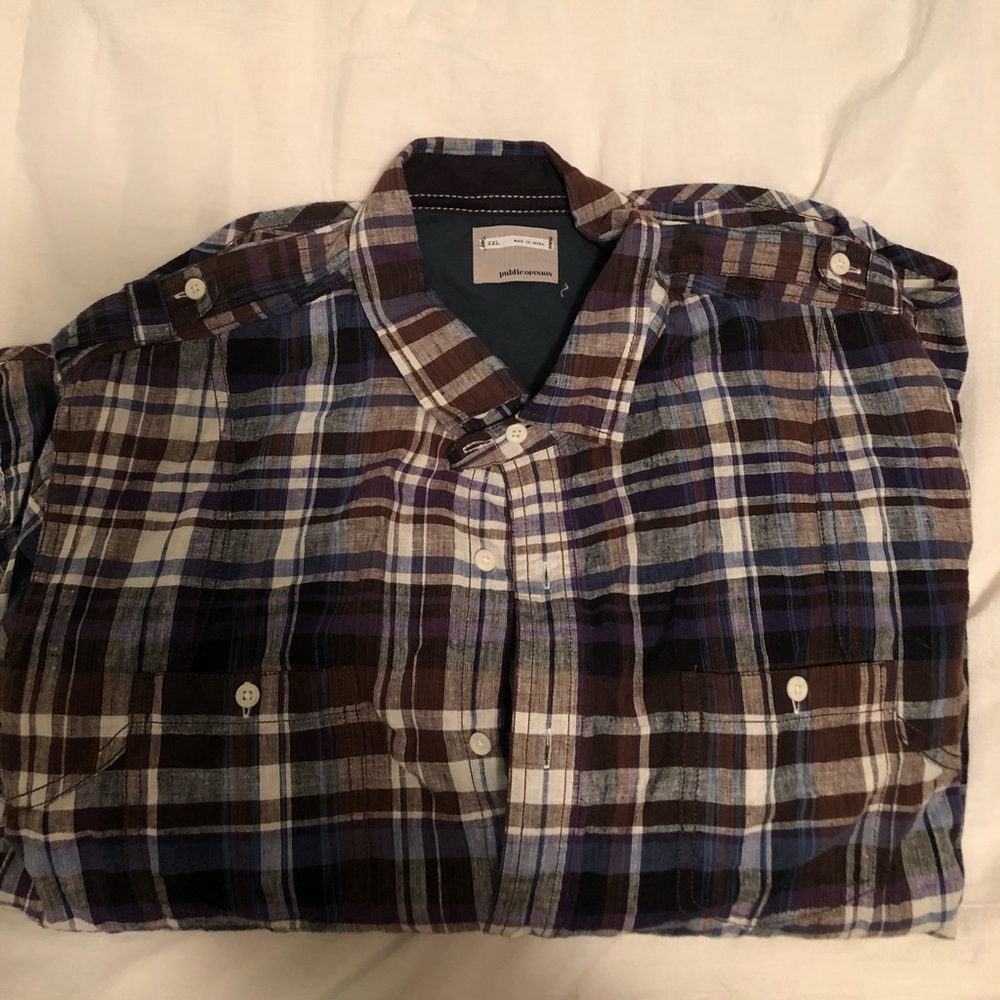 Public Opinion Button Down - image 1